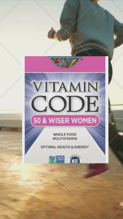 Garden of Life  Vitamin Code 50 & Wiser Women Wholefood multivitamin 120 capsules