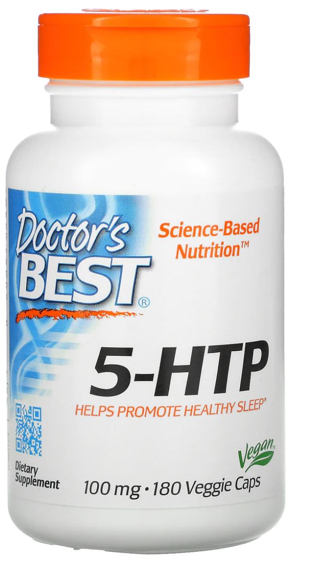 Doctor's Best 5-HTP 100mg 180 caps - SUPPLEMENTS4HEALTHDoctor's Best