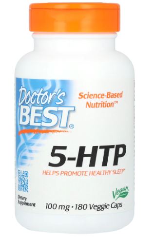 Doctor's Best 5-HTP 100mg, 180 capsules - Supplements4HealthDoctor's Best