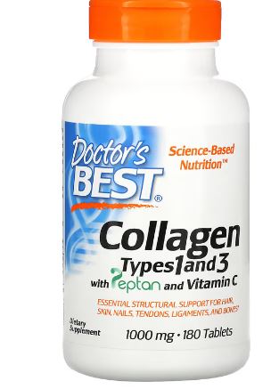 Doctor's Best collagen types 1 and 3 with vitamin c 1000mg - SUPPLEMENTS4HEALTHDoctor's Best