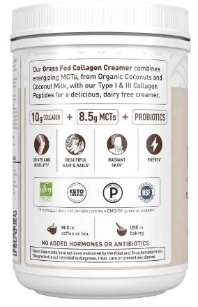 Garden of Life Grass fed collagen creamer Chocolate 342 grams - Supplements4HealthGarden of Life
