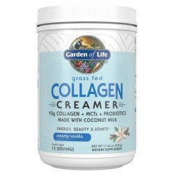 Garden of Life Grass fed collagen creamer creamy vanilla - SUPPLEMENTS4HEALTHGarden of Life
