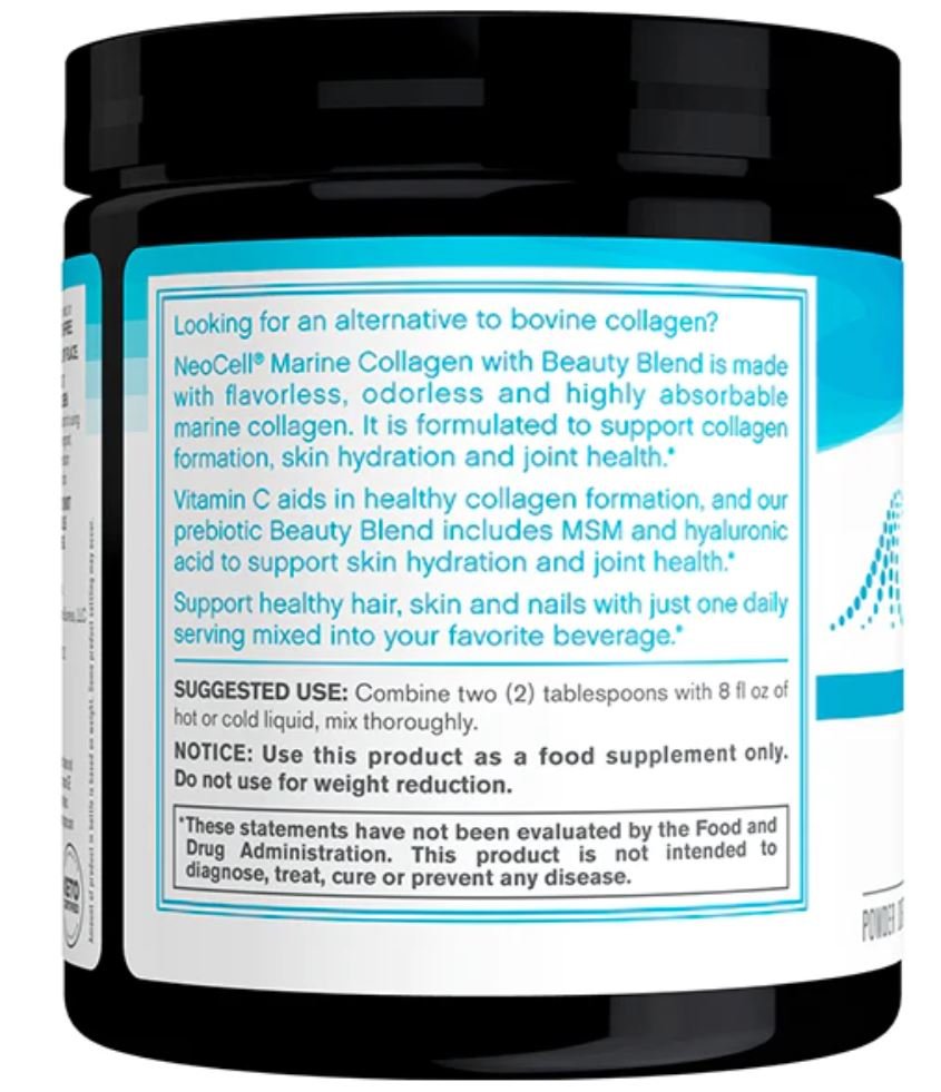 NeoCell Marine Collagen with Beauty Blend 200g - Supplements4HealthNeocell
