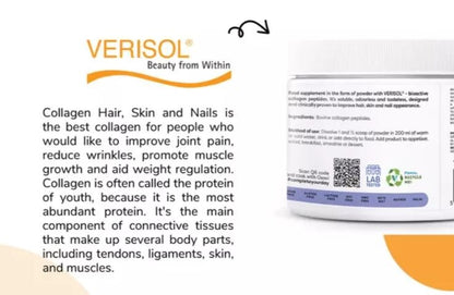 Osavi Collagen Peptides Hair Skin and Nails 150g 60 Doses Wild Berry flavour . Verisol® collagen peptides, clinically proven to improve skin elasticity, reduce appearance of wrinkles, and promote stronger hair and nails. - Supplements4HealthOsavi