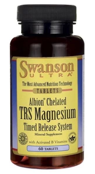 Swanson Albion Chelated TRS Magnesium 60 Tablets - SUPPLEMENTS4HEALTHSwanson